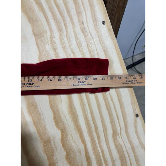 ClimateRight Cuddl Duds Velour Long Sleeve Top M Red Soft Cozy Pullover - Picture 3 of 6